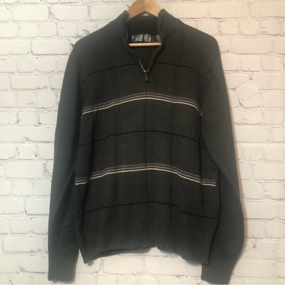 Oscar de la Renta 3/4 Zip Sweater Size Large